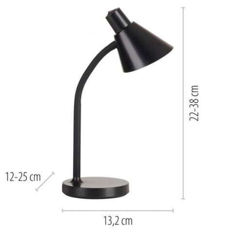 Just LIGHT. 11248-18 - LED fleksibilna stona lampa PIXIE LED/4,5W/230V crna Slike