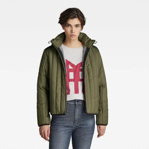 G-star Jacket - Meefic vertical quilted jacket wmn green