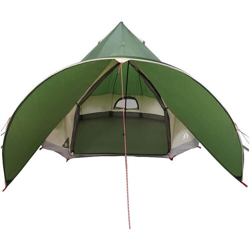  Teepee &amp;scaron;ator s krovom Zelena i Siva 600 x 600 x 347 cm Slike