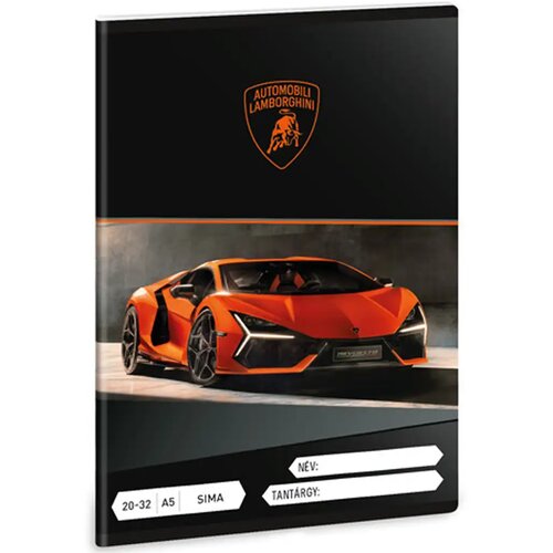 Ars Una Zvezek z motivom Lamborghini, črtasti, A/5, 20-32 Cene