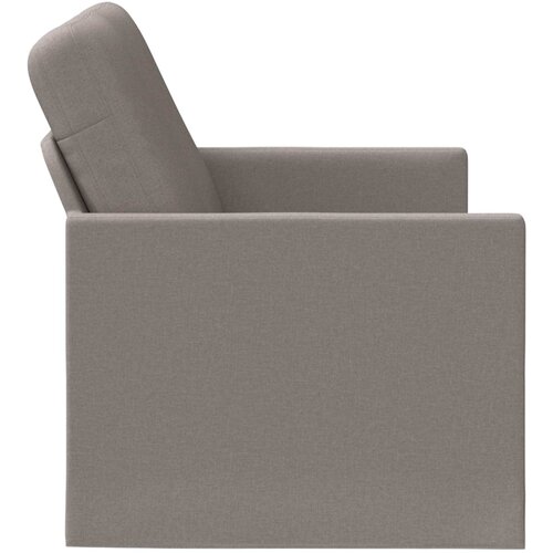  Kauč za dvoje Sivosmeđa 150 x 81 x 82 cm Tkanina Slike