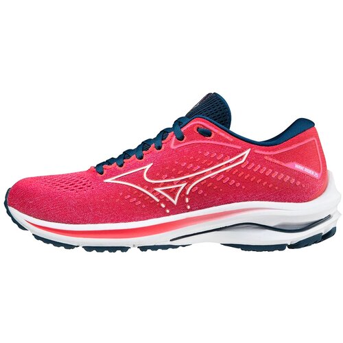 Mizuno Women&amp;#039;s Running Shoes Wave Rider 25 / Phlox Pink / White / Gibraltor Sea Slike
