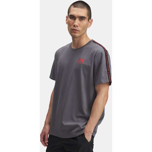 Under Armour Men's UA Icon HWT Tee Taping-GRY T-Shirt - Mens Cijene