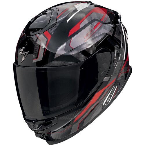 Scorpion kaciga Exo-gt sp air augusta black gray red Slike