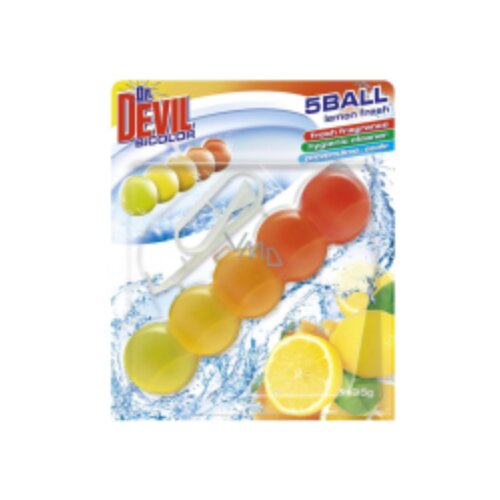 Dr_Devil Osveživač za Wc &amp;scaron;olju Lemon fresh, 35g Slike