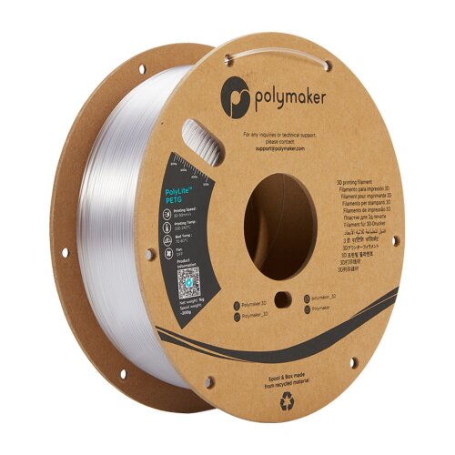 Polymaker PolyLite&amp;trade; PETG 1,75 mm 1kg Transparent Slike