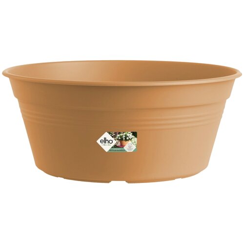 ELHO green Basics Okrugla tegla za cvijeće (Vanjska dimenzija (&amp;oslash; x V): 38 x 16 cm, Plastika, Terakota) Slike