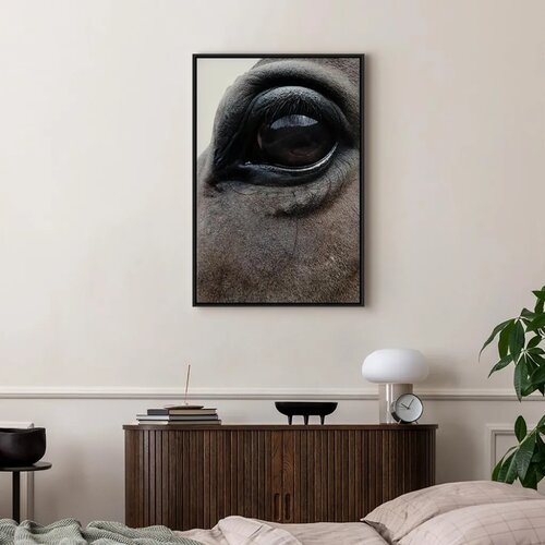  Slika - Honest Eyes (1 Part) Vertical 60x90 U crnom drvenom okviru Slike