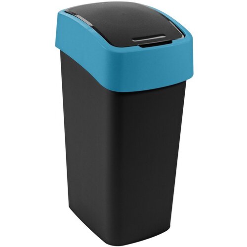 Curver Crna/plava plastična kanta za smeće za odvojeni otpad 45 l Flip Bin &ndash; Cijene