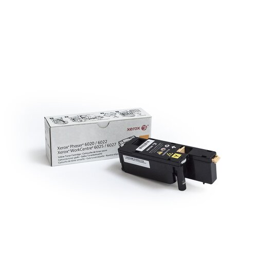 Xerox Genuine Phaser&amp;reg; 6020​ /​6022, WorkCentre&amp;reg; 6025​ /​6027 Yellow Standard capacity Toner Cartridge (1000 Pages) - 106R02758 Slike