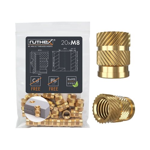 Umetak Threaded Inserts M8 (20 pieces) Cene