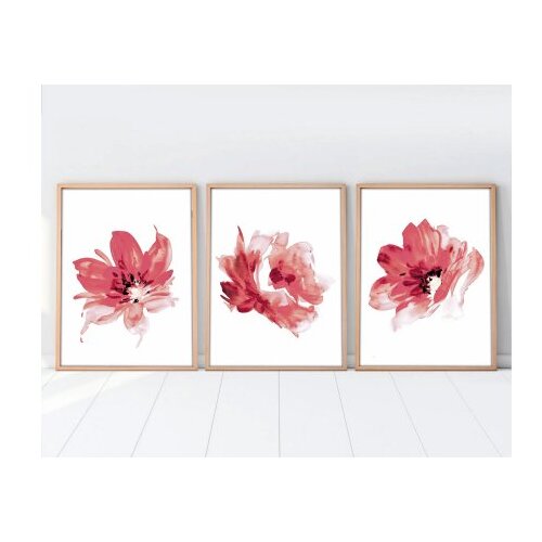 Wallxpert Uramljena slika Huhu216, 30x40 cm, 3 dijela Slike