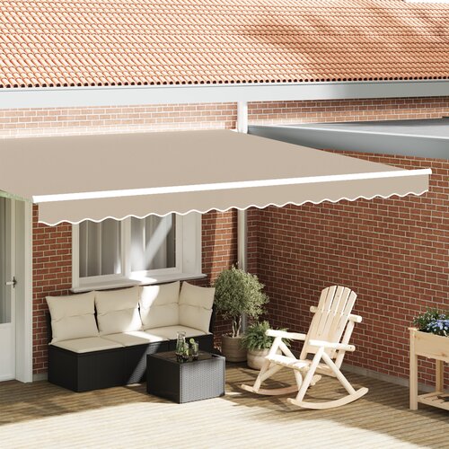 vidaXL Tenda Valance za 4.5 m okvir Bež 4.3x0.2 m Cene