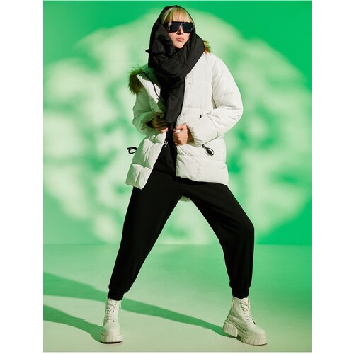 Koton Coat - White - Puffer Slike