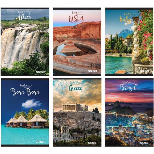 STREET Zvezek Travel to A4 visoki karo Cene