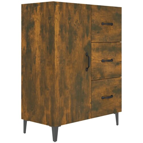 Maison Chic Komoda - Predalnik dimljeni hrast 69,5x34x90 cm inženirski les, (21718615) Cene