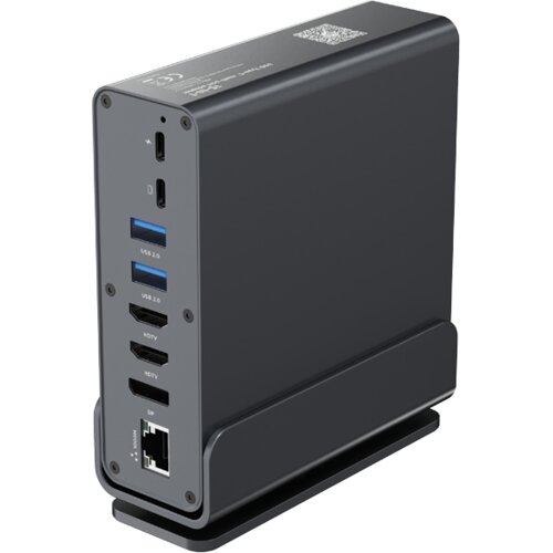 Cablexpert A-CF-COMBO15-01 USB Type-CF 15-in-1 multi-port adapter (USB hub, Type-CF, HDMI, DP, LAN,3,5) Slike