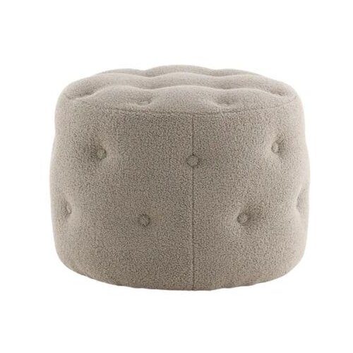 Venture Home puf Benjamin ⌀55 cm, bež (greige) Slike