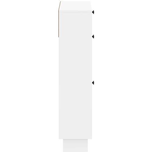  Ormar za cipele EDE 78 x 24 x 103 cm Konstruirano drvo Bijela Slike