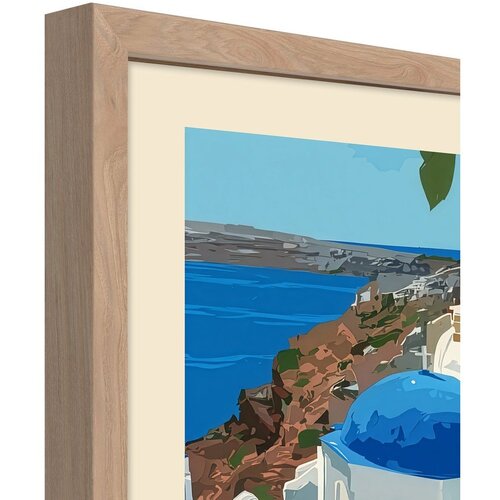 Styler Tiskana slika z okvirjem 50x70 cm Santorini &amp;ndash; Slike