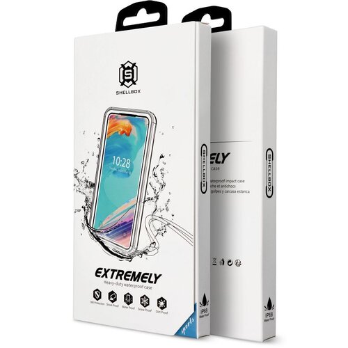 ShellBox Dot MagSafe kompatibilna vodootporna maskica za iPhone 17 Pro - crna Slike