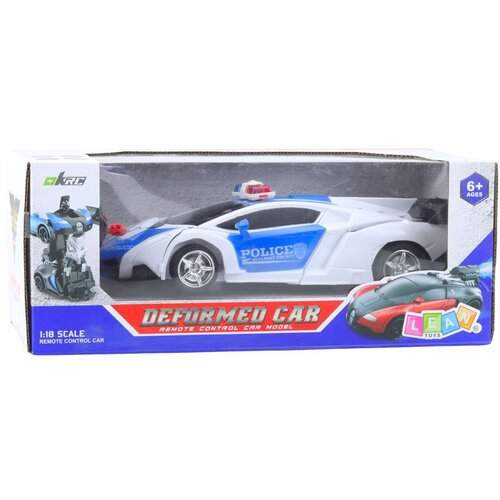  Auto robot 2u1 policijski automobil na daljinsko upravljanje RC 1:18 Slike