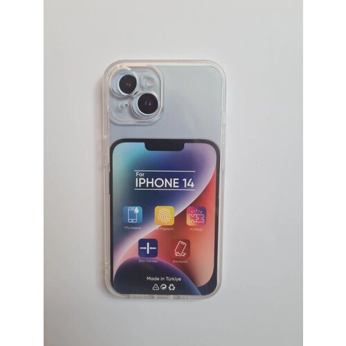 Maska za mobilni telefon iphone 14, providna Slike