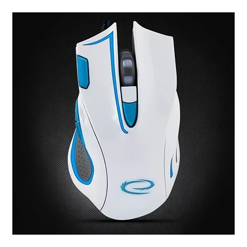  Miš ESPERANZA GAMING HAWK 7D MX401, WHITE-BLUE, 2400dpi, double-click, ergonomic, EGM401WB