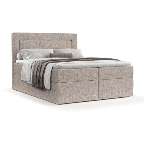 Maison de R&amp;ecirc;ve Svetlo rjava boxspring postelja s prostorom za shranjevanje 160x200 cm Imagine &amp;ndash; Slike
