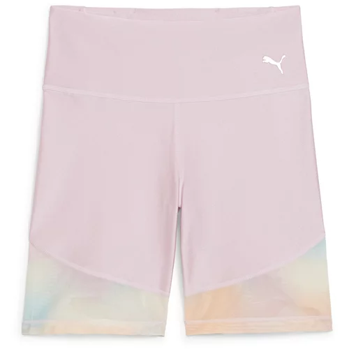 Puma Športne hlače 'DAZE 7' modra / svetlo oranžna / roza / bela
