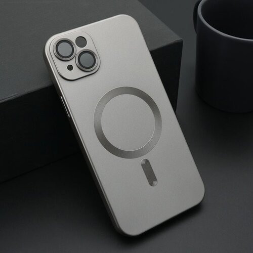  Maska elegant magsafe za iphone 15 plus/ siva Slike