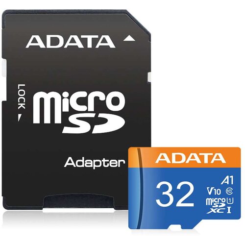 A-data Premier Micro SD kartica 32GB + adapter UHS-I Class 10 AUSDH32GUICL10A1-RA1 Cene