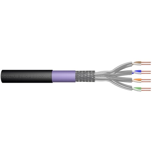 Digitus CAT 7 S /FTP data cable - underground installation cable, 1000 m, simplex, PE Slike