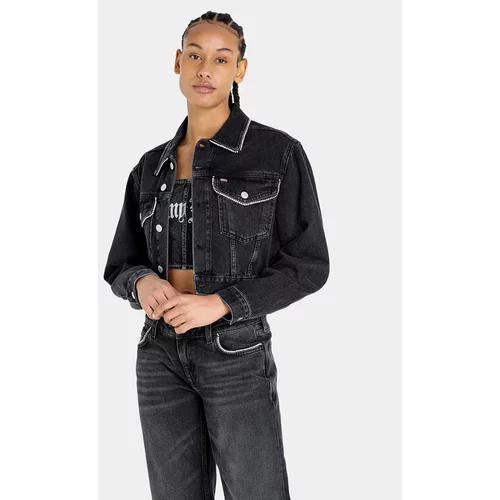 Tommy Jeans Jeans jakna Claire DW0DW16712 Črna Regular Fit