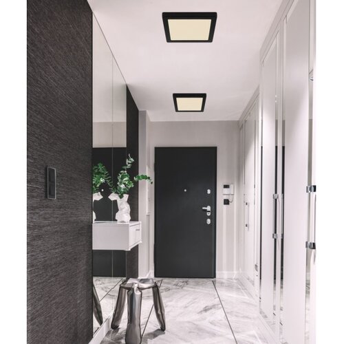 Globo 12380-18B - led stropna svetiljka lasse LED/18W/230V 3000/4000/6500K crna Slike