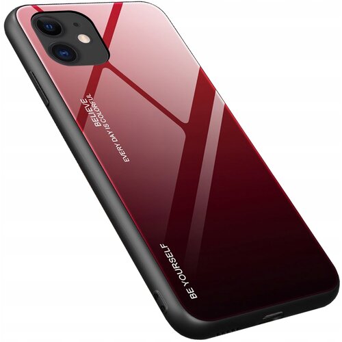 HURTEL GRADIENT GLASS CASE OVITEK ZA IPHONE 12 MINI ČRNO KALJENO STEKLO, (21910654) Cene