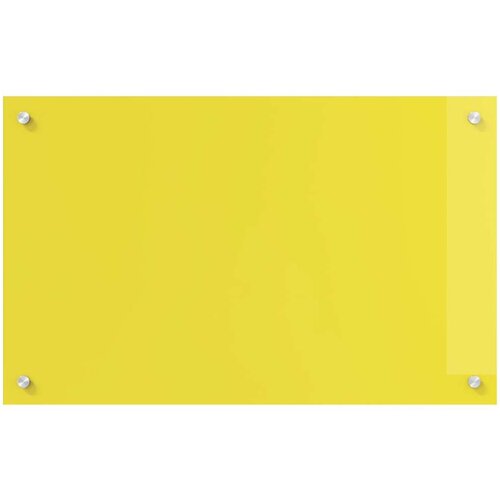 vidaXL kuhinjska backsplash Rumena kaljeno steklo 80 x 50 x 0.6 cm Cene