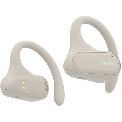 Belkin Brezžične slu&amp;scaron;alke Bluetooth model SoundForm ClearFit IPX5, Bež, (5000299358) Slike
