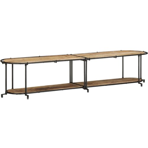Maison Chic TV omarica - TV stojalo - Televizijska omarica 200x42x40 cm trden robusten mangov les, (21699185) Slike