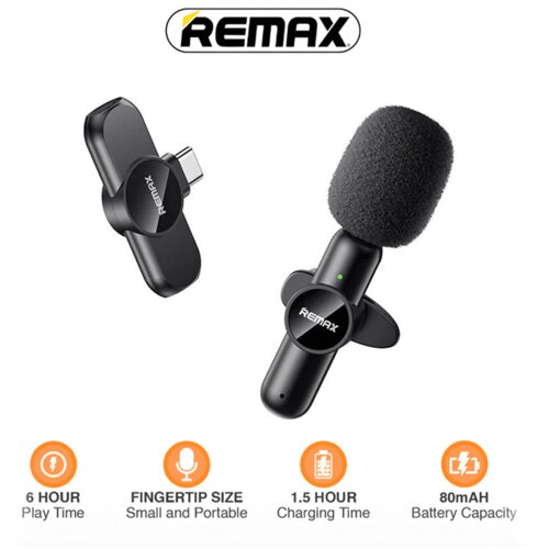 Remax Mikrofon Ryusic K09 Type-C crni Cene