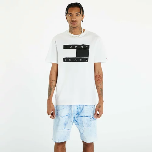 Tommy Hilfiger Tommy Jeans Classic Spray Flag T-Shirt White