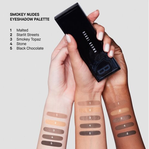 Bobbi Brown Nudes Eyeshadow Palette paleta sjenila za oči nijansa Smokey Nudes 1 kom Slike