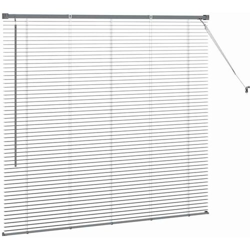  Venecijanski zastore Tamno siva 130 x 140 cm Aluminij Slike
