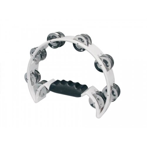 Hayman HTA-40-WH - half moon tambourine, no drum head, plastic, white Cijene