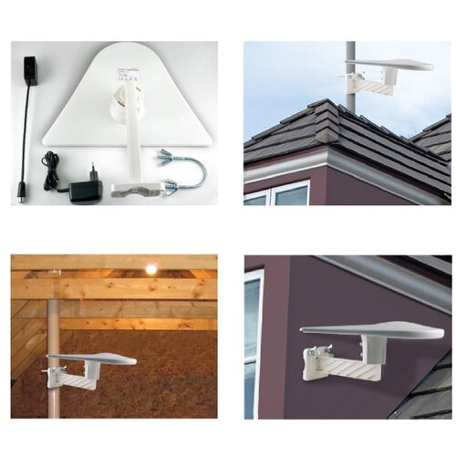 Home Domača zunanja antena FZ 56 z ojačevalnikom, 56dB Slike