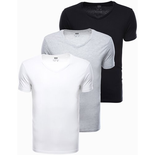 Ombre Clothing Men's plain t-shirt - mix 3 Slike