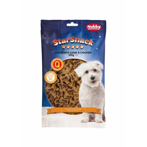 Nobby starsnack duo piškoti, divjačina in piščanec – 200 g Cene