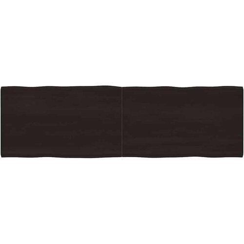 Stolna ploča tamnosmeđa 200x60x(2-6) cm obrađena hrastovina Cene