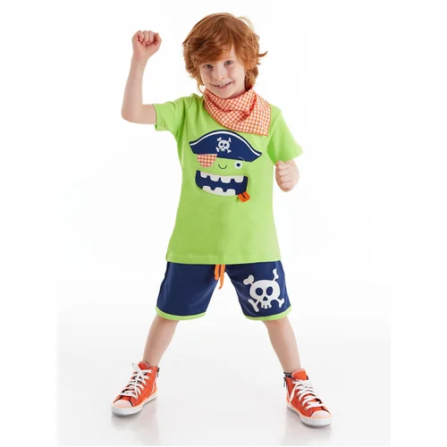 Denokids 3D Pirate Green 3-Set Of 3