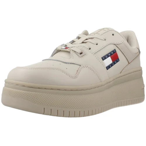 Tommy Jeans TJW RETRO BASKET FLATFORM ESS Smeđa